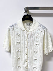 MIUMIU 26S KNIT CARDIGAN TOP 1249