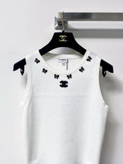 CHANEL 26S KNIT SLEEVELESS TOP STYLE 1254