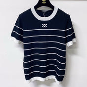 CHANEL 26S SHORT SLEEVE KNIT T-SHIRT STYLE 1267
