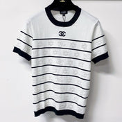 CHANEL 26S SHORT SLEEVE KNIT T-SHIRT STYLE 1265