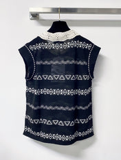 CHANEL 26S LACE-TRIM TANK TOP 1469