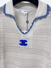 CHANEL 26S SHORT-SLEEVE KNIT TOP 1464