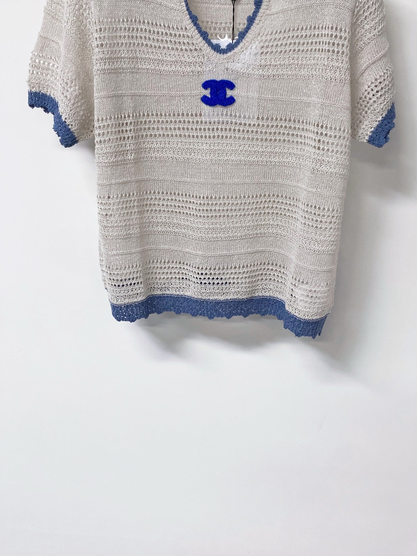 CHANEL 26S SHORT-SLEEVE KNIT TOP 1464