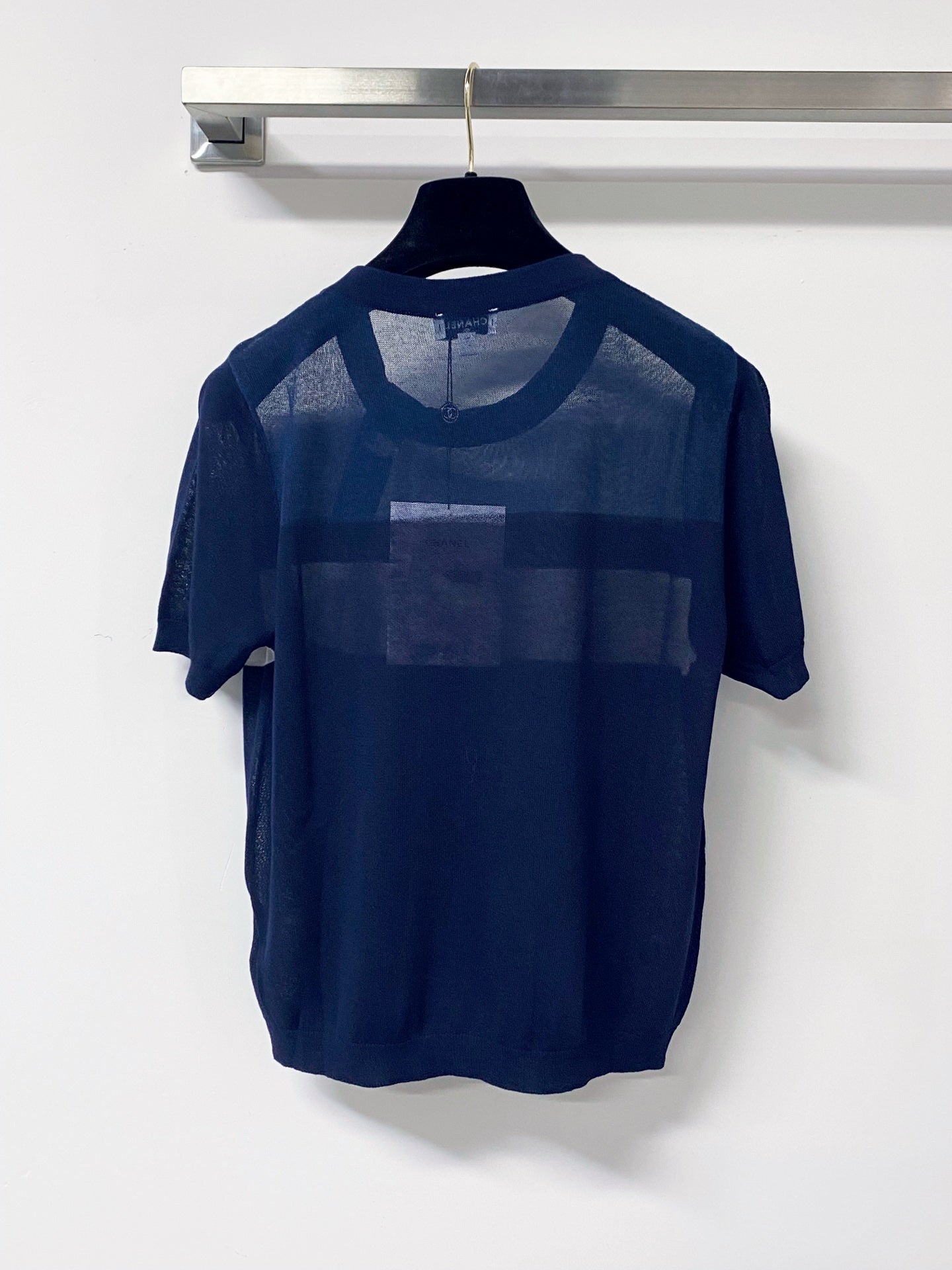 CHANEL 26S SHORT-SLEEVE KNIT TOP 1300