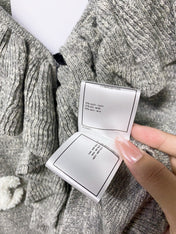 CHANEL 26S RUFFLE KNIT CARDIGAN 1309