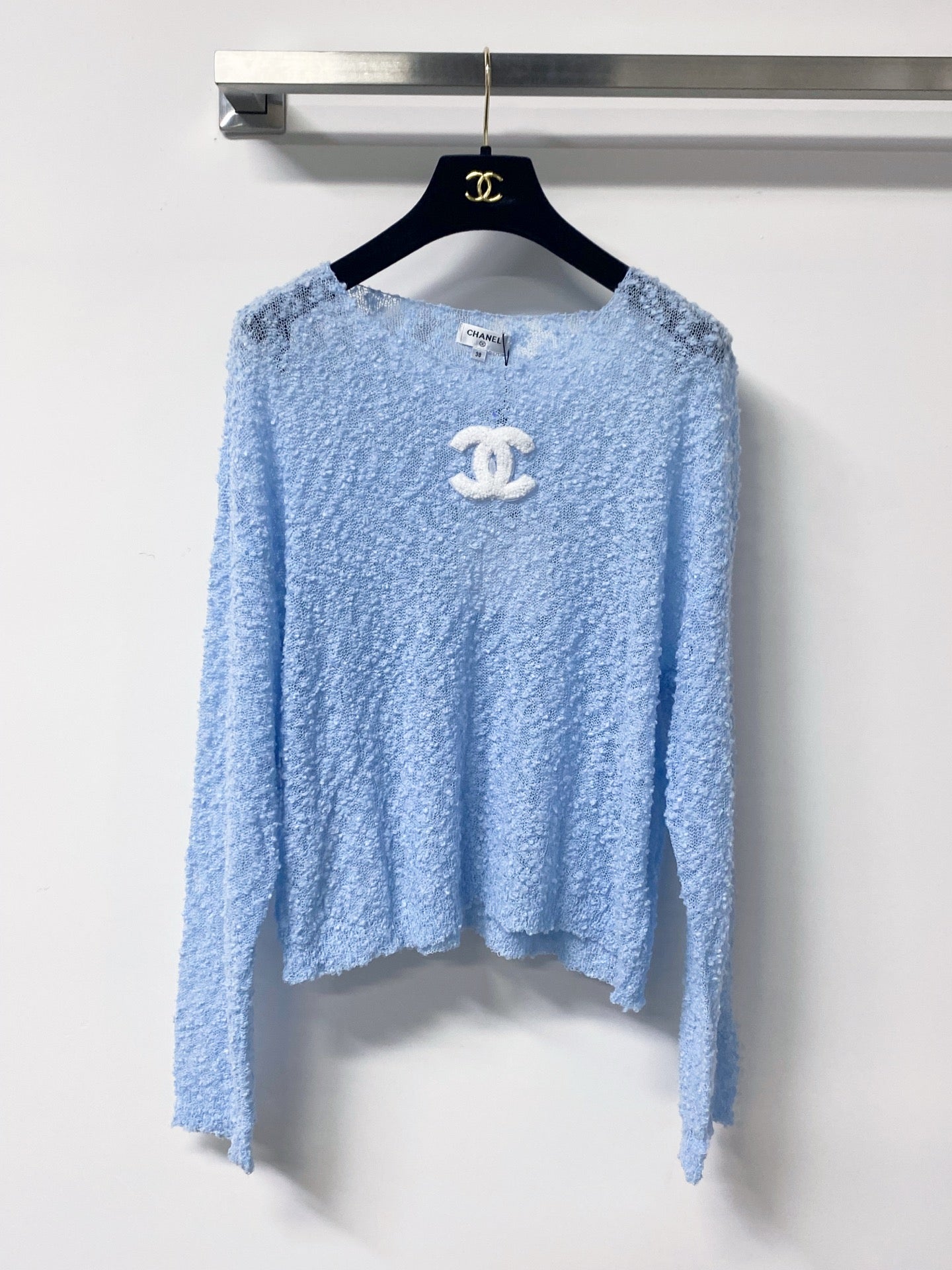 CHANEL 26S BOUCLE KNIT SWEATER 1291