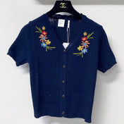 DIOR 26S SHORT-SLEEVE KNIT CARDIGAN 1300