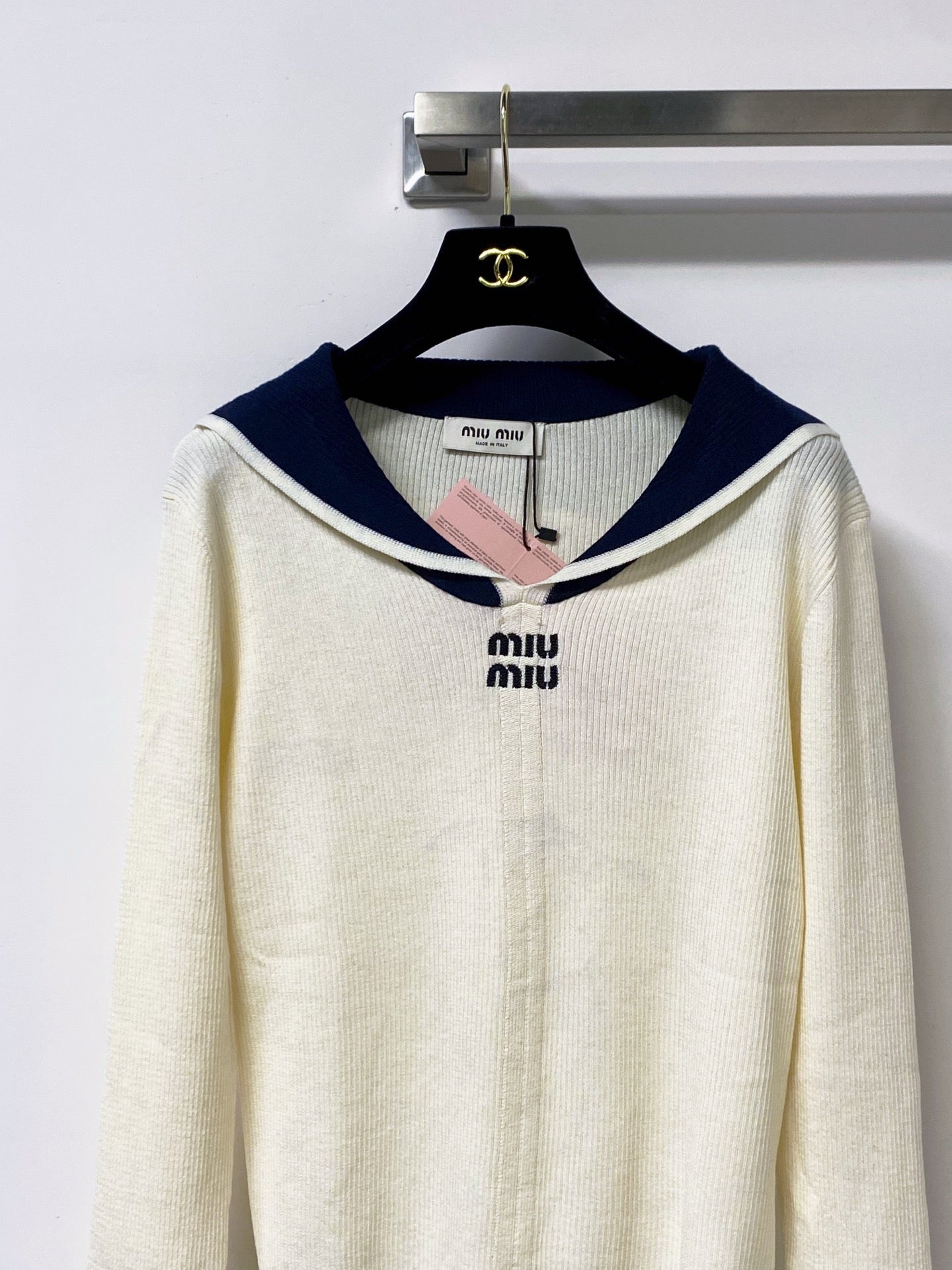 MIUMIU 26S LONG-SLEEVE KNIT SWEATER 1264