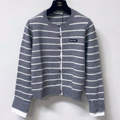 MIUMIU 26S CREWNECK KNIT CARDIGAN 1583