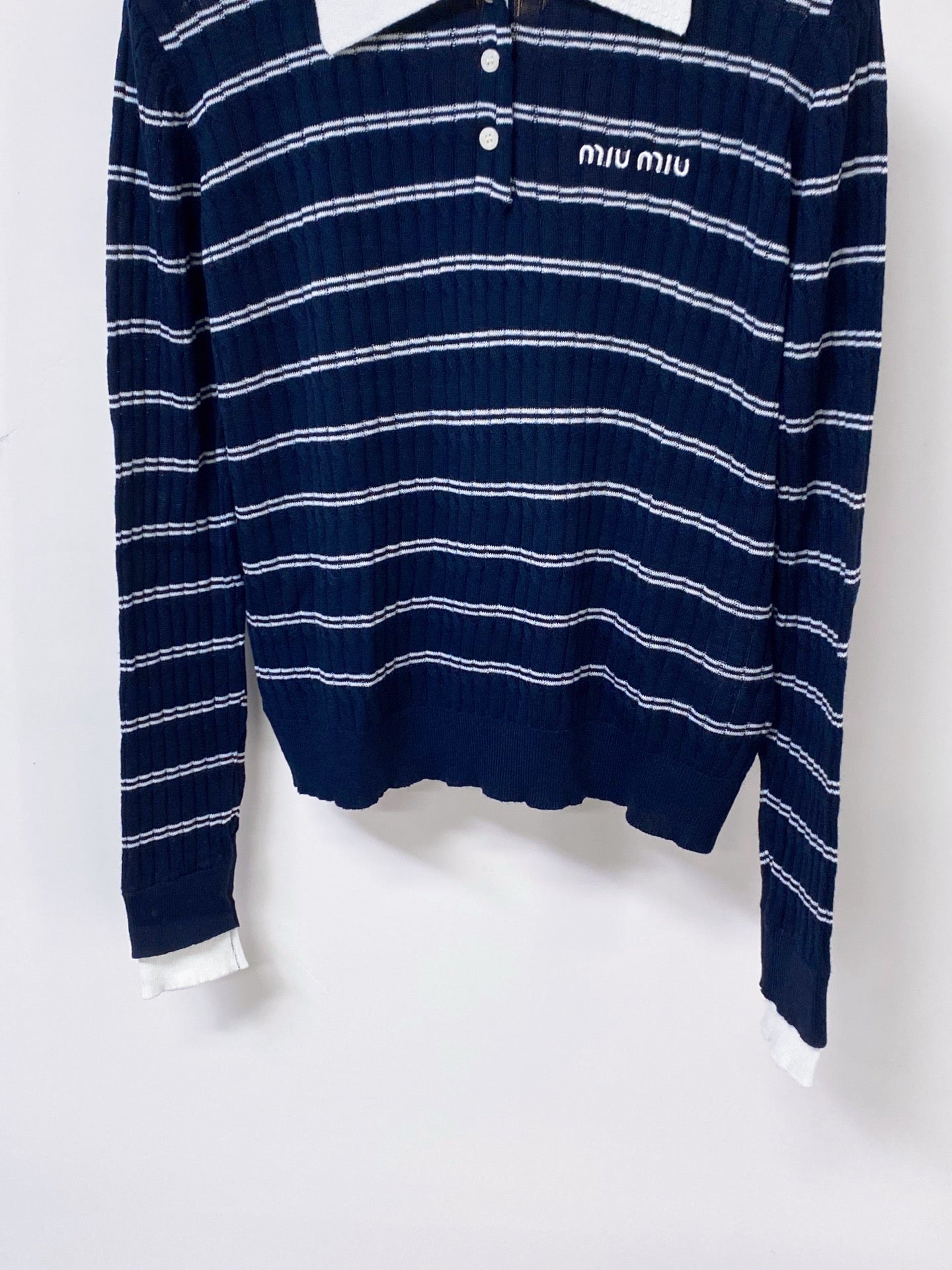 MIUMIU 26S POLO SWEATER 1526
