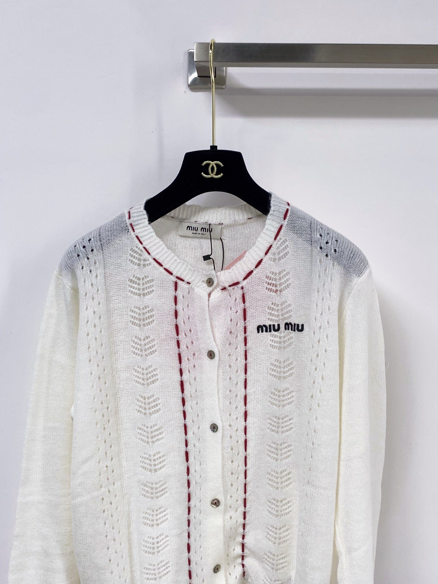 MIUMIU 26S KNIT CARDIGAN 1523