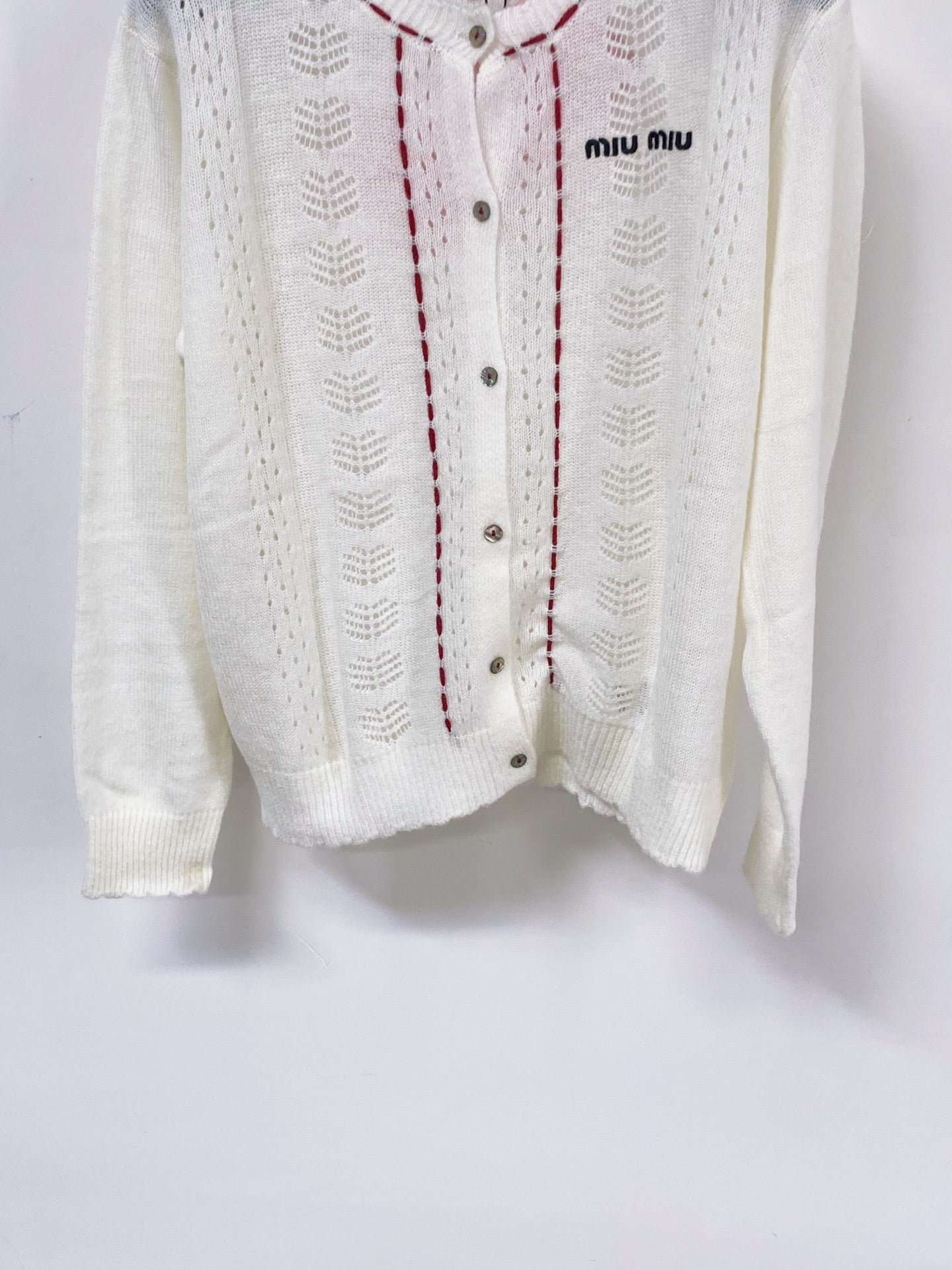 MIUMIU 26S KNIT CARDIGAN 1523