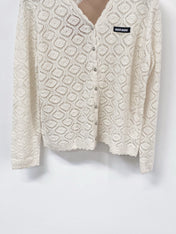 MIUMIU 26S LACE KNIT CARDIGAN 1522