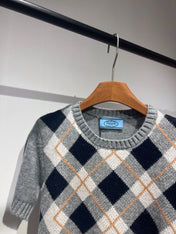 PRADA SHORT-SLEEVE SWEATER STYLE 72