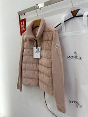 MONCLER 25S WOOL CARDIGAN IN PINK 067
