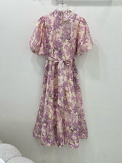 Zimmermann 25 Lyrical Printed Silk Midi Dress