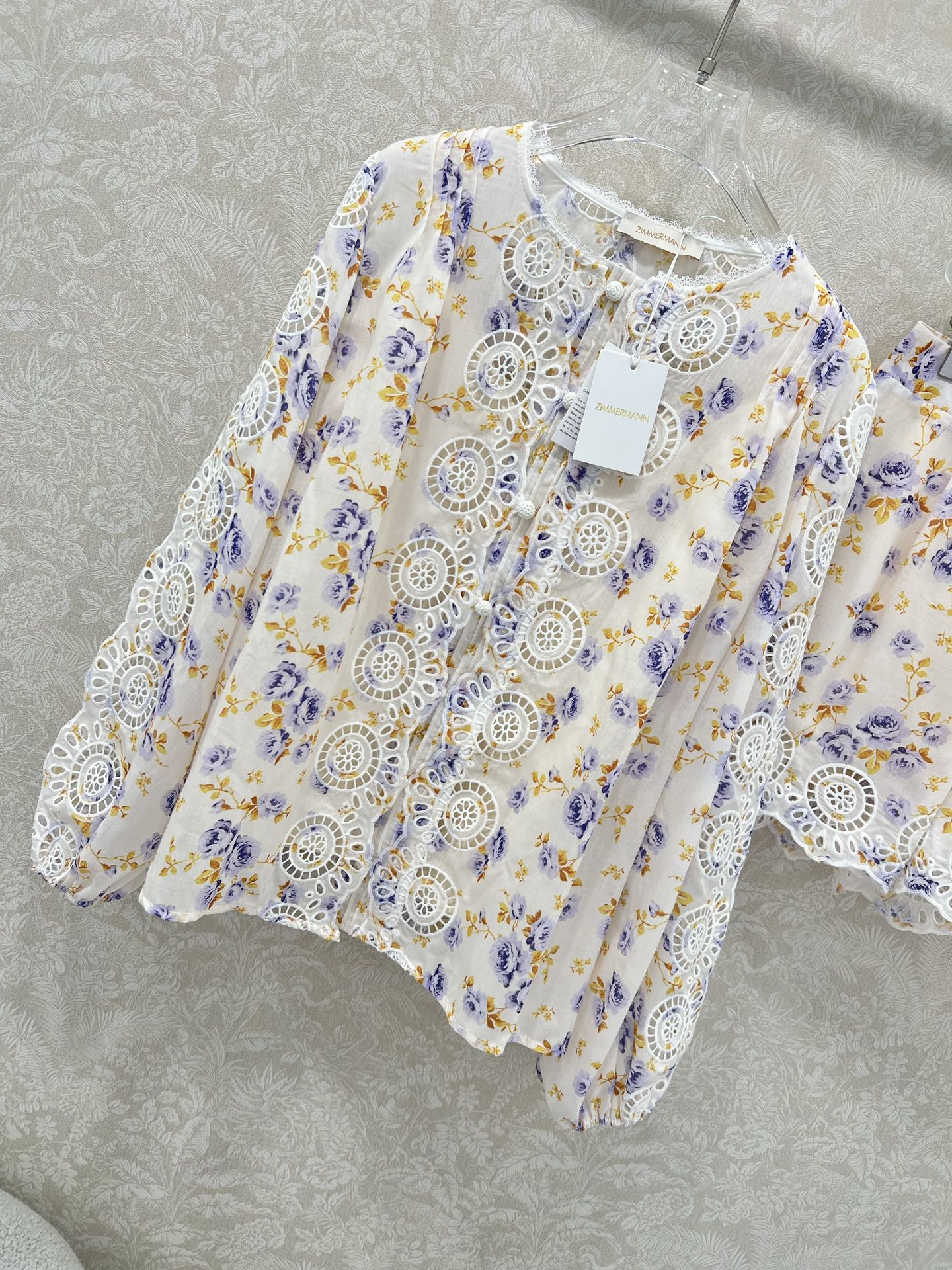 ZIMMER NEW PRINTED TOP AND SHORTS SET 269293