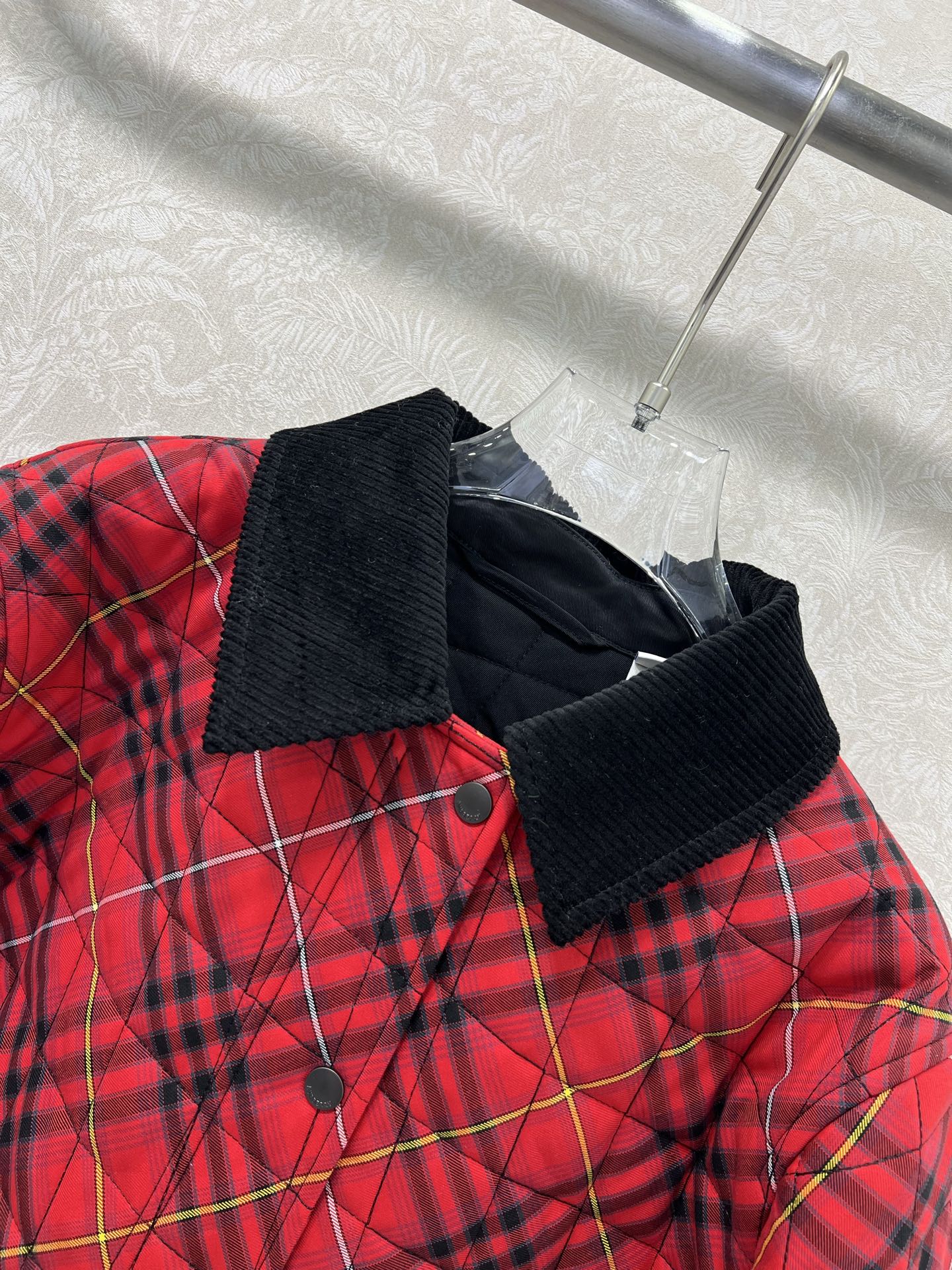 BURBERRY 25S COTTON PLAID JACKET 130