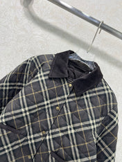 BURBERRY 25S COTTON PLAID JACKET 131