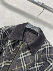 BURBERRY 25S COTTON PLAID JACKET 131