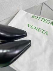 TEX HIGH BOOT IN BLACK PATENT CALFSKIN