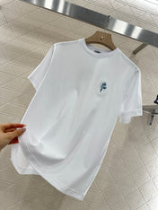 LOEW 25S EMBROIDERED FLOWER T-SHIRT TEE 265626