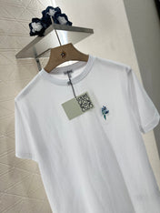 LOEW 25S EMBROIDERED FLOWER T-SHIRT TEE 265626