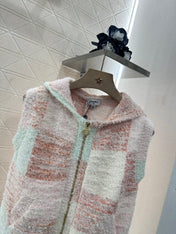 CHANEL SLEEVELESS KNIT HOODIE 276508