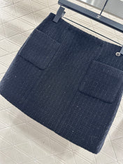 CHANEL 25S TWEED MINI SKIRT 303