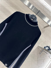 CHANEL 25S HIGH-NECK PULLOVER SWEATER 350