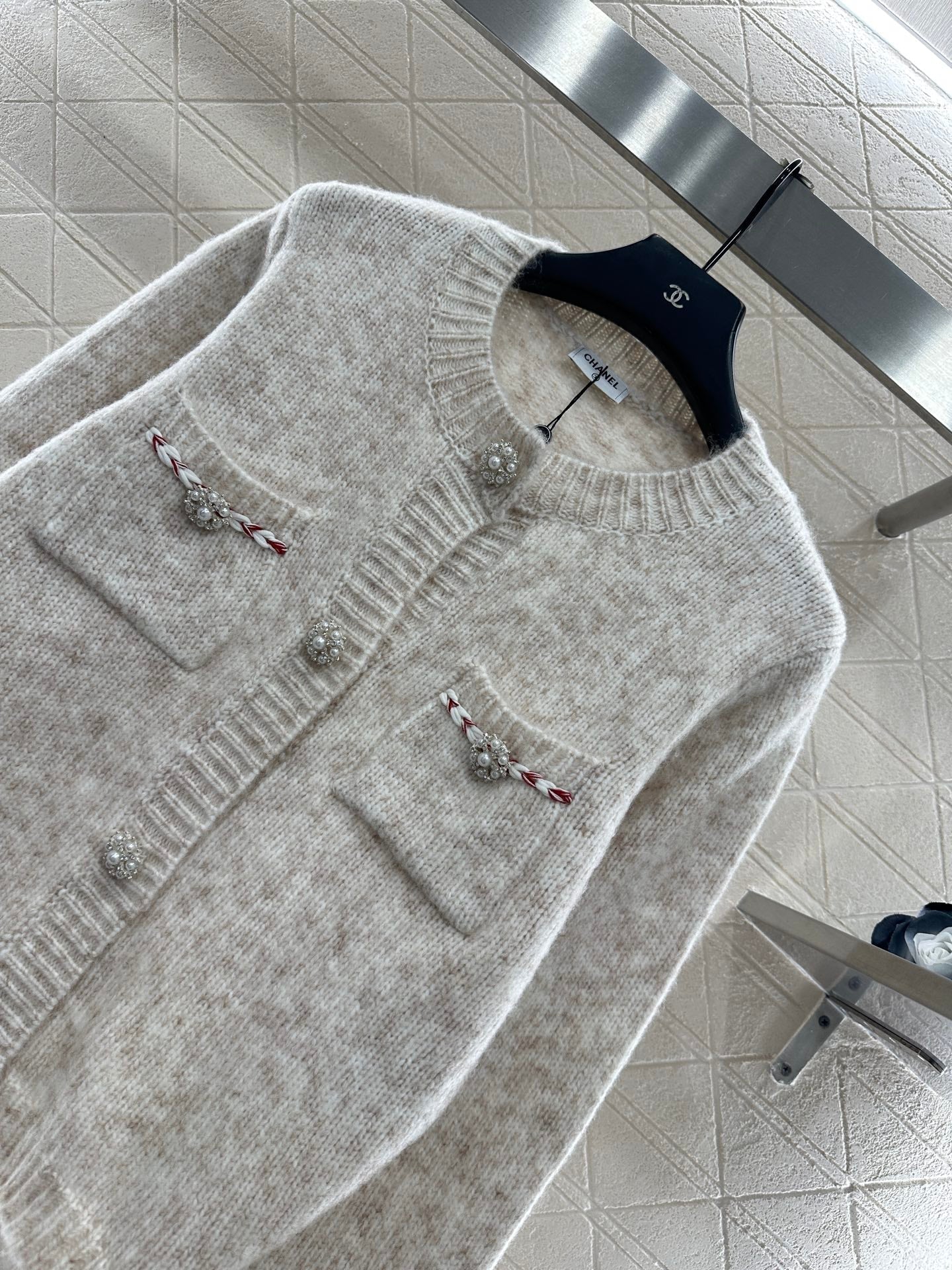 CHANEL 25S KNIT CARDIGAN 400