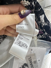 CHANEL 25S LACE FLARED PANTS 402