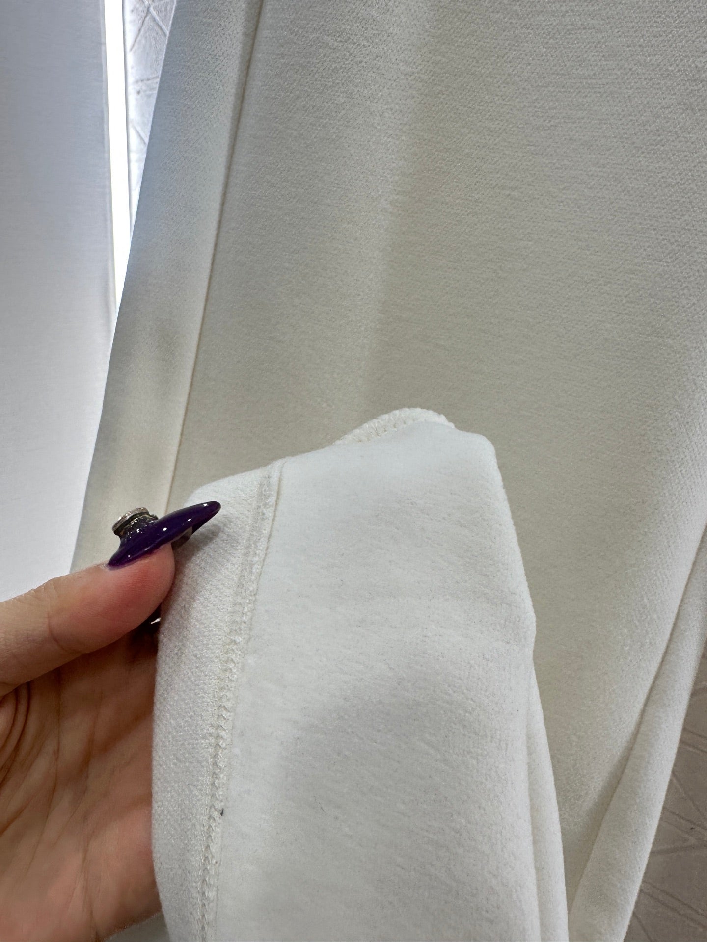 CHANEL 25S WIDE-LEG FLEECE-LINED PANTS 404