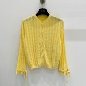 GUCCI 26S LONG-SLEEVE KNIT CARDIGAN 373