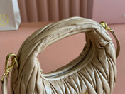 WANDER MATELASSÉ NAPPA MINI BAG 18 IN CARAMEL LAMBSKIN