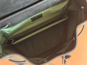 GUCCI 26S OPHIDIA LARGE BACKPACK 46 IN BLACK CALFSKIN