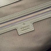 GUCCI 26S BEATRIX LARGE TOTE BAG 35 CM IN SAGE GREEN CALFSKIN