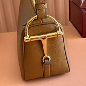 GUCCI 26S SHOULDER BAG 31 IN BROWN CALFSKIN
