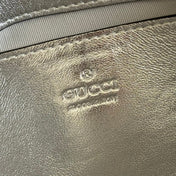 GUCCI 26S GG MARMONT BAG 22 IN SILVER LAMBSKIN