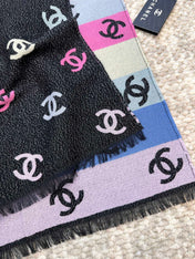 CHANEL 25S SCARF 187 IN CASHMERE 876277