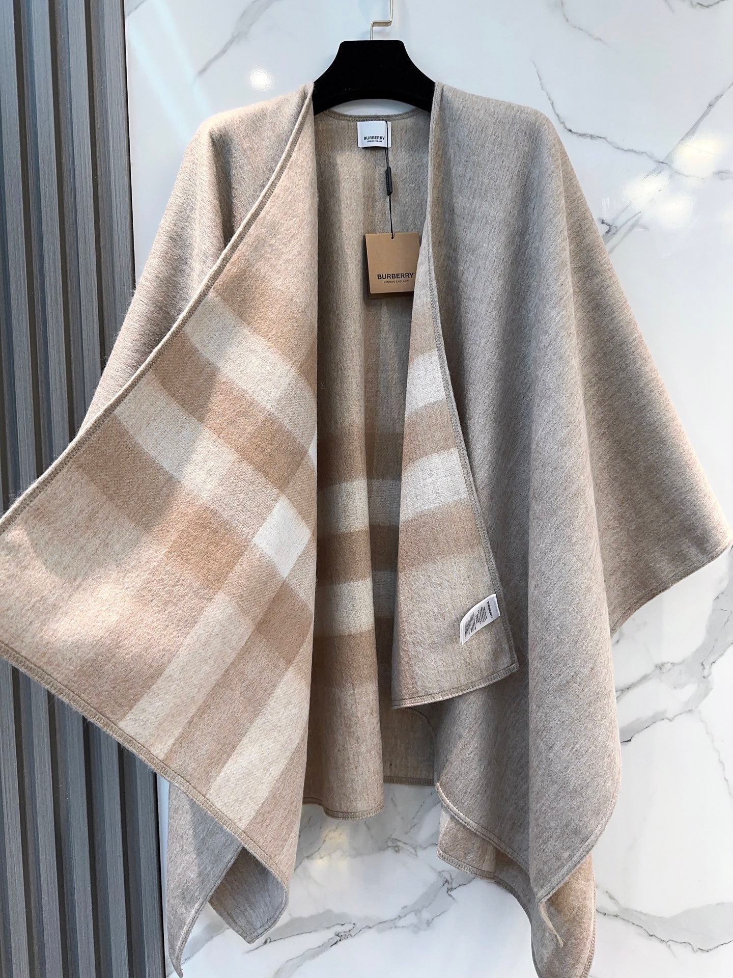 BURBERRY 25S DOUBLE-FACED CASHMERE COAT 201