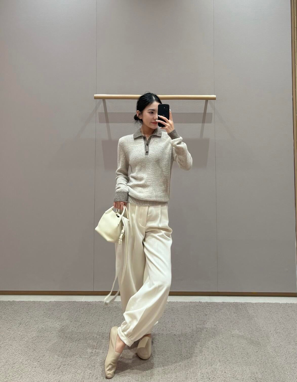 LP 26S CASHMERE POLO SWEATER 570
