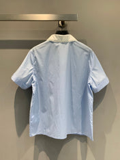 MIUMIU 26S PREPPY SHORT SLEEVE SHIRT 983