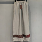 LORO PIANA 26S SILK PANTS 687