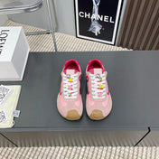 BALLET RUNNER 2.0 IN PINK PASTEL SUEDE AND LYCRA FABRIC