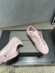 BALENCIAGA 25S SNEAKER IN LIGHT PINK CALFSKIN