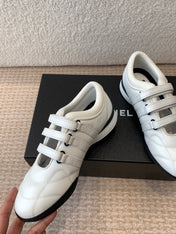 MARY JANE SNEAKERS IN WHITE LAMBSKIN