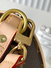 SPEEDY BANDOLIÈRE 25 IN BROWN MONOGRAM CANVAS GOLD HARDWARE