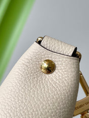 LOOP HOBO 38 CREMEMONOGRAM EMPREINTE LEATHER GOLD HARDWARE