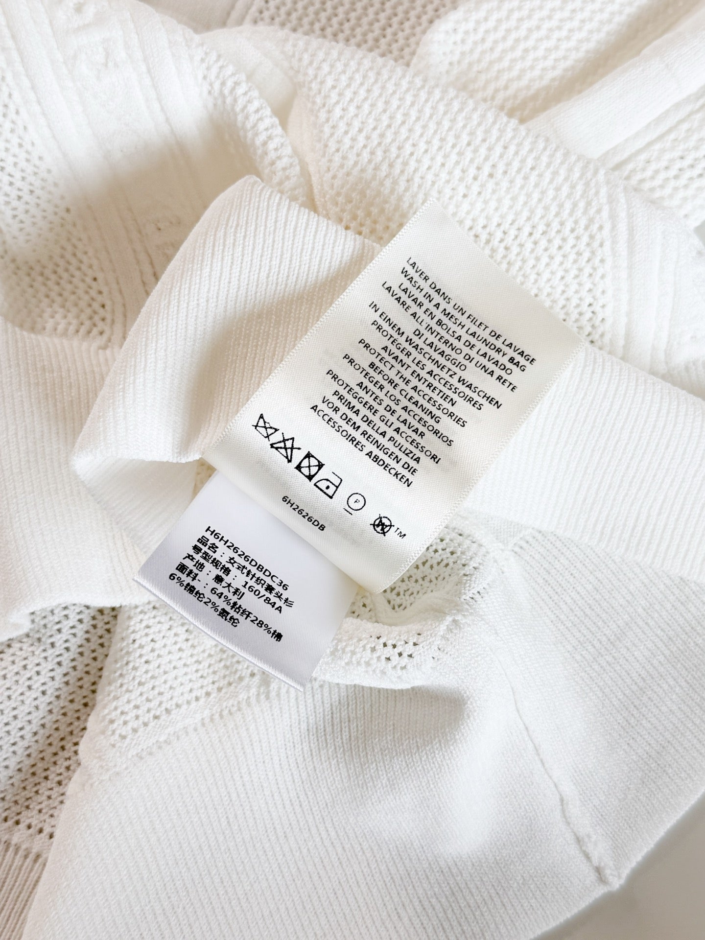 HERMES 26S SHORT-SLEEVE KNIT TOP 783